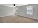 Bright bedroom with ceiling fan and neutral walls at 5324 Tolar Rd # 28, South Fulton, GA 30213