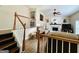 Living room with hardwood floors, fireplace and staircase at 322 Yale Ct, Villa Rica, GA 30180