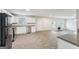 Modern kitchen with stainless steel appliances at 9507 Byrom Rd, Jonesboro, GA 30236