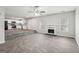 Open concept kitchen with stainless steel appliances at 9507 Byrom Rd, Jonesboro, GA 30236