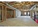 Unfinished basement with exposed ductwork, concrete floor, and partial walls at 230 Hedgewick Way, Tyrone, GA 30290