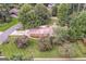Aerial view showcases the home's lush landscaping and well-maintained exterior at 3170 Ebenezer Rd, Marietta, GA 30066
