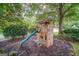 Fun backyard playset with slide and climbing area, perfect for outdoor activities at 3170 Ebenezer Rd, Marietta, GA 30066