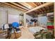 Spacious unfinished basement area, perfect for storage or future finishing at 25 Abelia Dr, Covington, GA 30014