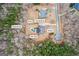 Plat overview of the property with the pool, hot tub, trampoline, and playground clearly visible at 25 Abelia Dr, Covington, GA 30014