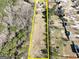 Aerial view highlighting house and large lot at 4881 Highway 155 N, Stockbridge, GA 30281