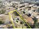 Aerial view of house, pool, and surrounding neighborhood at 4881 Highway 155 N, Stockbridge, GA 30281