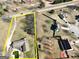 Aerial view showing house, pool, and surrounding area at 4881 Highway 155 N, Stockbridge, GA 30281