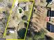 Aerial view of property showcasing house and large backyard at 4881 Highway 155 N, Stockbridge, GA 30281