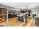 Open concept kitchen with island and breakfast bar at 150 S Kite Lake Rd, Fayetteville, GA 30214