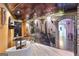 Finished basement with wine cellar and mural at 150 S Kite Lake Rd, Fayetteville, GA 30214