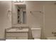 Clean bathroom featuring granite countertop and shower/tub at 2036 Countydown Ln, Stone Mountain, GA 30088