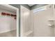 Large walk in shower with built in seat at 749 Myrica Ave # 208, Locust Grove, GA 30248