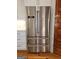 Stainless steel French door refrigerator with bottom freezer drawers at 213 W Hightower Trl, Social Circle, GA 30025