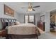 Spacious main bedroom with ensuite bathroom access at 3367 Lineview Dr, Ellenwood, GA 30294