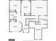 Second floor plan featuring the main bedroom, bathroom, and closets at 142 Asa Moseley Rd, Mcdonough, GA 30252