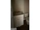 Small bathroom featuring a toilet, sink, and white vanity at 150 Asa Moseley Rd, Mcdonough, GA 30252