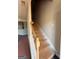 Staircase leading to the upper level of the home at 136 Asa Moseley Rd, Mcdonough, GA 30252