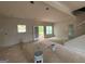 Unfinished Living Room showcasing large windows, open floor plan and staircase access at 148 Asa Moseley Rd, Mcdonough, GA 30252