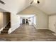 Open concept living room with a view of the kitchen at 270 Marriott Dr, South Fulton, GA 30349
