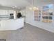 Eat-in kitchen featuring granite countertops and stainless steel appliances at 3905 Colonial Sw Trl, Lilburn, GA 30047
