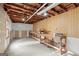 Unfinished basement with workshop area and ample storage space at 4267 Arbor Club Dr, Marietta, GA 30066