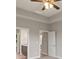 Bedroom with tray ceiling and connecting bathroom at 123 Oak Road, Locust Grove, GA 30248