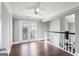 Bedroom with hardwood floors and access to a balcony at 409 Angier Ne Ct, Atlanta, GA 30312