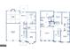 Two-story house floor plan, four bedrooms, two car garage at 13232 Tolstoy Drive, Covington, GA 30014