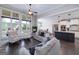 Bright open floorplan, open to the living and dining area with large picture windows at 37 Highcrest Dr, Acworth, GA 30101
