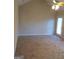 Spacious living room with vaulted ceiling and neutral carpet at 3590 Stephens Creek Pl, Loganville, GA 30052