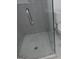 Modern shower with gray tile and glass enclosure at 553 Highway 279, Fayetteville, GA 30214