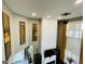 Open-concept living space with soaring fireplace and bright natural light at 144 Cottsford Sw Dr # 22, South Fulton, GA 30331