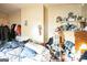 Bedroom with double bed and cluttered floor at 1826 E Farris Ave, East Point, GA 30344