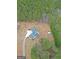 Aerial view showcasing house and surrounding lot at 167 Sun Rd, Fayetteville, GA 30214