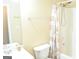 Bathroom featuring a shower/tub combo and white floral shower curtain at 3013 Pommel Ct, Conyers, GA 30013