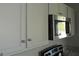 Modern kitchen with stainless steel microwave and bright white cabinets at 139 Cecelia Cir, Jonesboro, GA 30236