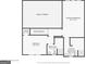 Floor plan showing the layout of the bedrooms and bathrooms at 3939 Hamilton Mill Rd, Buford, GA 30519