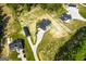 Aerial view of a house community showing multiple homes and lots at 1291 Pleasant Grove Church Rd, Villa Rica, GA 30180