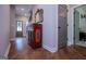 Inviting entryway with hardwood floors and decorative accents at 1291 Pleasant Grove Church Rd, Villa Rica, GA 30180