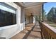 Back porch providing ample space, views of nature, perfect for outdoor enjoyment at 2204 Happy Hollow Se Ct, Conyers, GA 30094