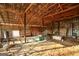 Spacious barn interior with high ceilings and dirt floor at 444 Agape Rd, Carrollton, GA 30116