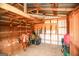 Horse stall with saddles and tack hanging on the wall at 444 Agape Rd, Carrollton, GA 30116