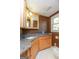 Bathroom boasts granite countertop vanity and corner sink at 444 Agape Rd, Carrollton, GA 30116