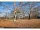 Open field with mature trees at 444 Agape Rd, Carrollton, GA 30116