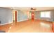 Spacious living room with hardwood floors at 444 Agape Rd, Carrollton, GA 30116