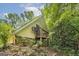 A-frame home exterior with stone and siding at 731 Airline Rd, Mcdonough, GA 30252
