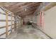 Unfinished garage interior with plenty of room for storage at 731 Airline Rd, Mcdonough, GA 30252
