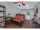 Relaxing office space with leather couch and access to the outdoors at 731 Airline Rd, Mcdonough, GA 30252