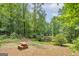 Peaceful pond view with picnic table at 731 Airline Rd, Mcdonough, GA 30252